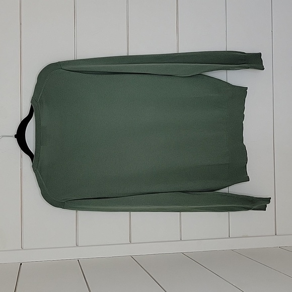 J Crew Mercantile large green v neck sweater - Picture 2 of 5